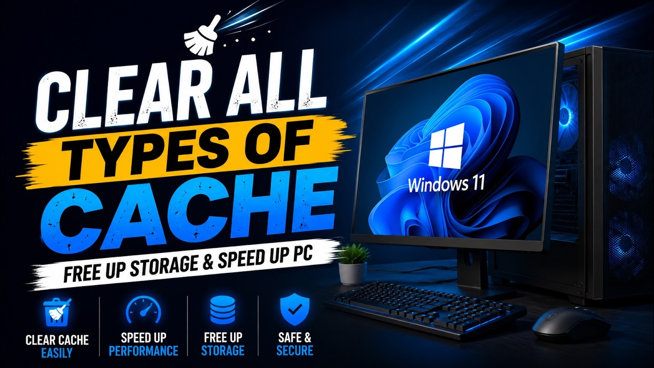 How to Clear All Cache in Windows 11 | Clear Windows 11 Cache to Improve Windows Performance