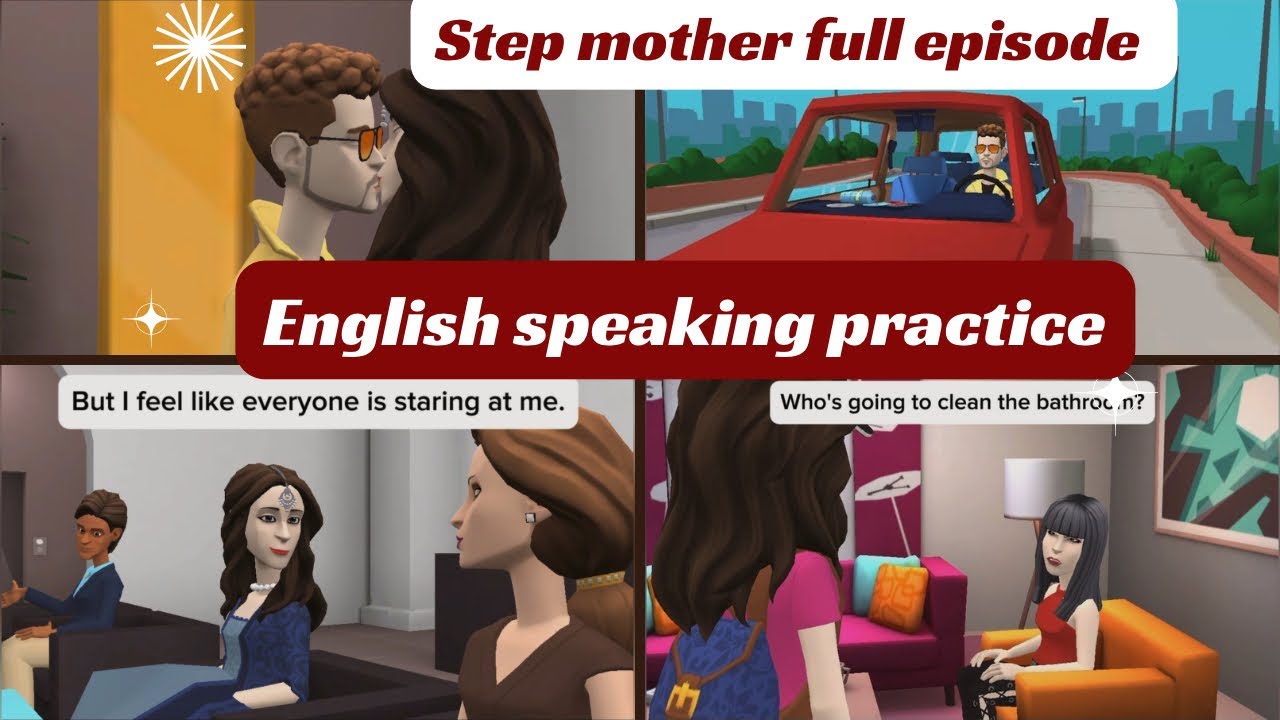 Step mother full episode. english story. english conversation practice cartoon.#englishlearning