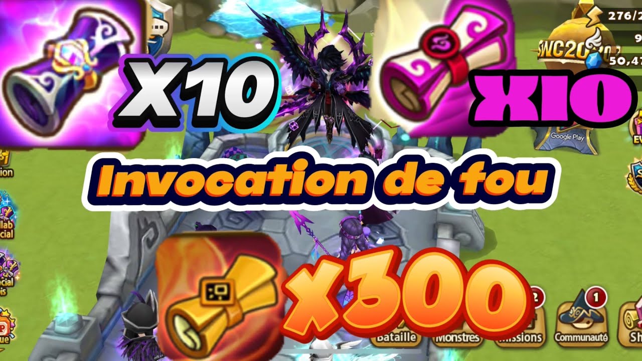 INVOCATION de MALADE sur SUMMONERS WARS ( C’était cool )