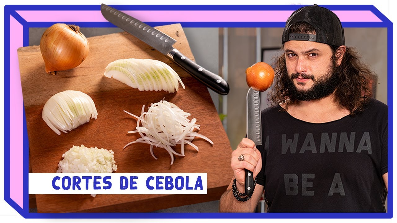 COMO CORTAR CEBOLA | Cozinha Básica | Mohamad Hindi