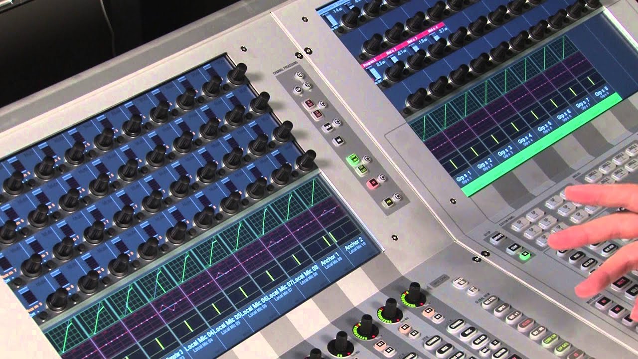 Studer Vista 1 - Assigning Aux busses