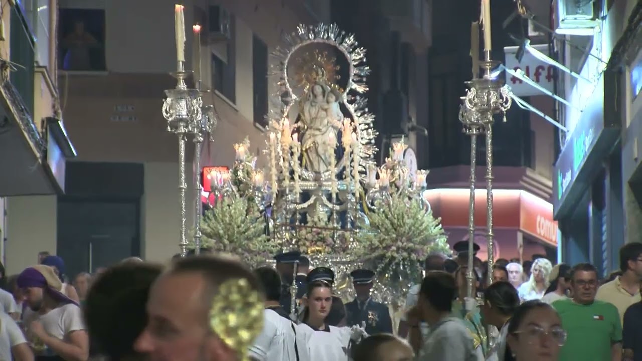 Algeciras se vuelca con la Virgen de la Palma en su procesión del 14 de agosto