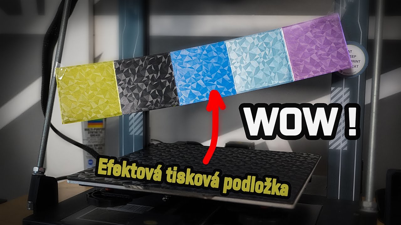 Test 3D efektov&eacute; podložky, kter&aacute; přen&aacute;&scaron;&iacute; vzor na v&yacute;tisk - co to je a jak se s n&iacute; tisklo?