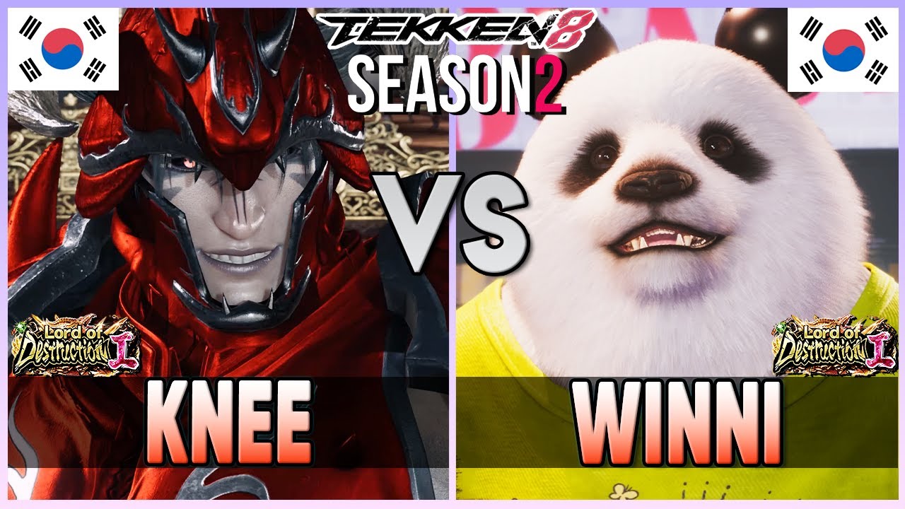 Tekken 8  ▰  KNEE (Devil Jin) Vs WINNI (Panda) ▰ Ranked Matches!