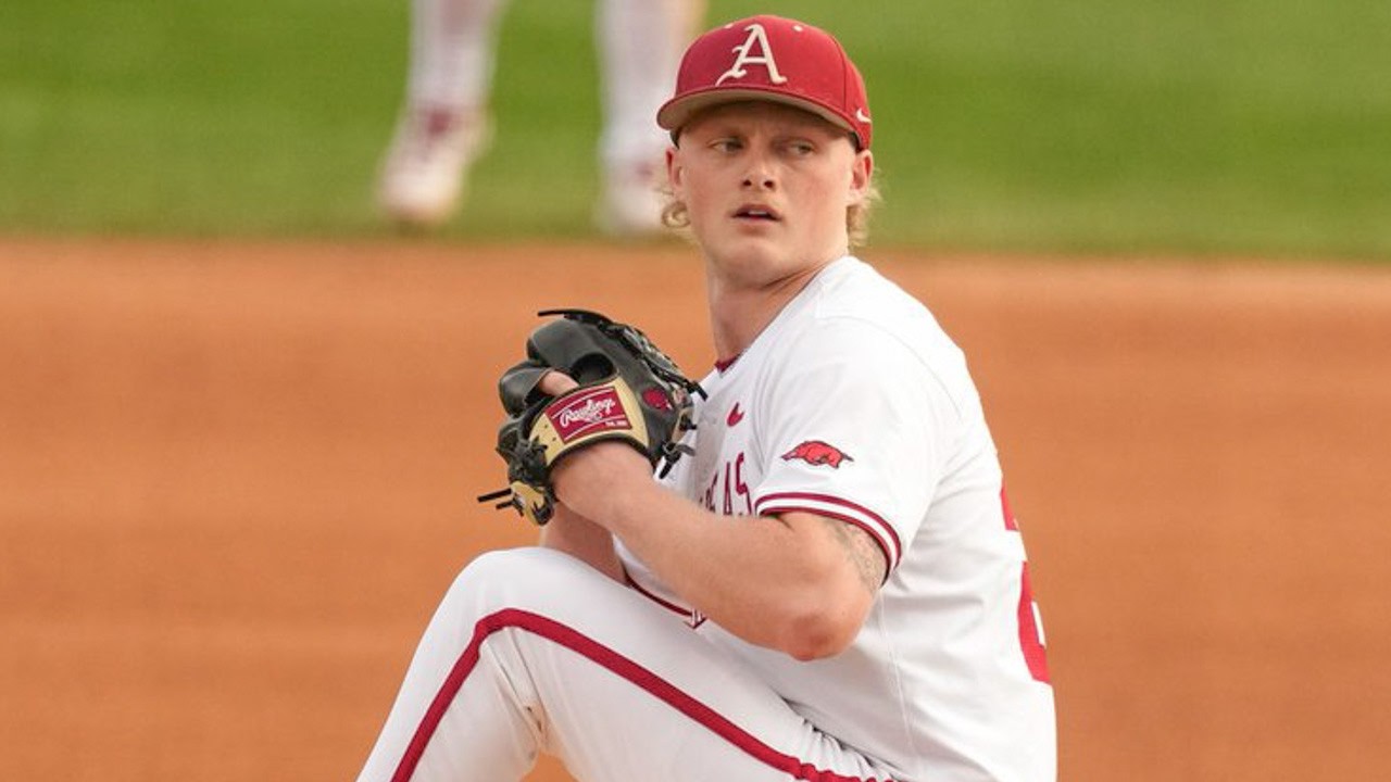 Razorbacks' pitching coach Matt Hobbs on big day Wednesday, staff