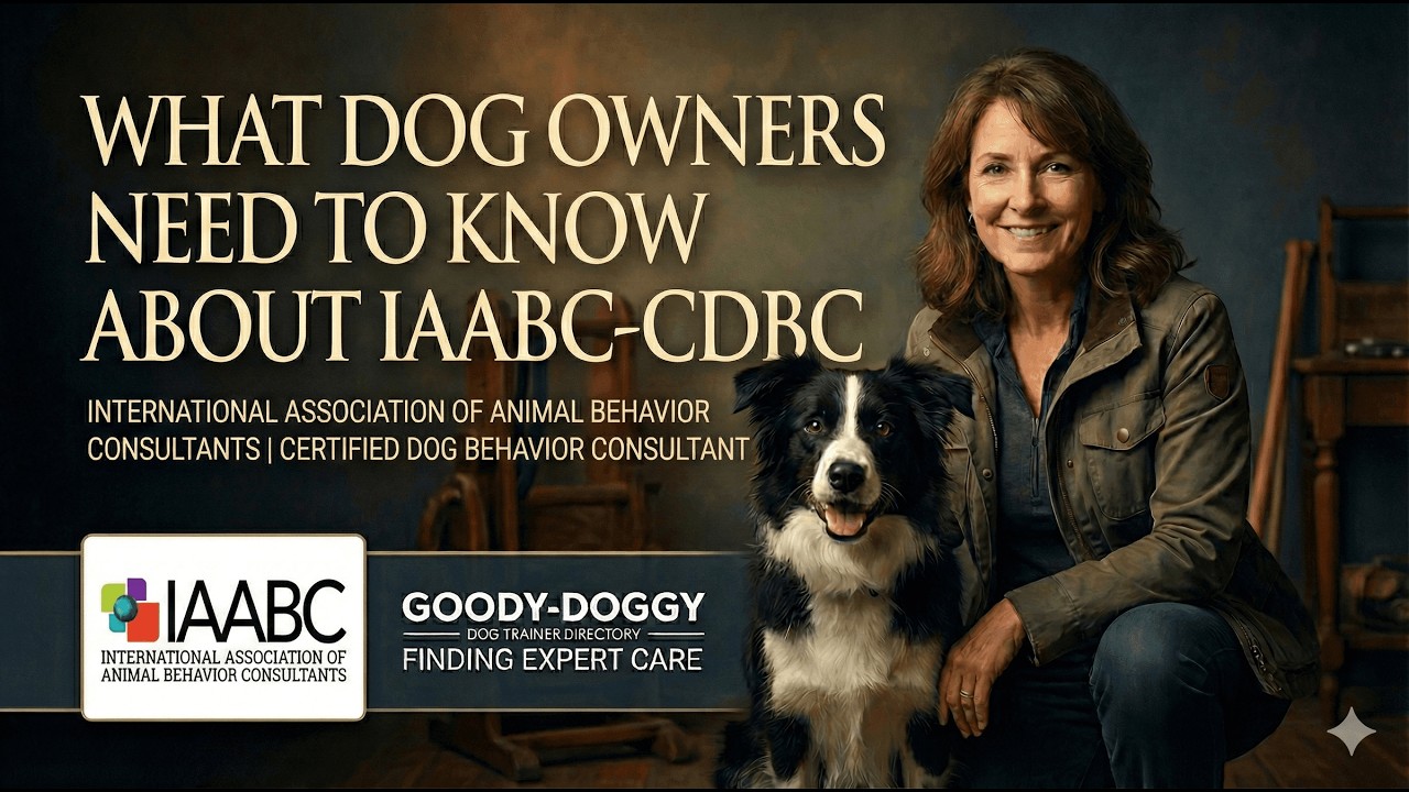IAABC-CDBC: What Dog Owners Need to Know (Finding Expert Behavior Help)
