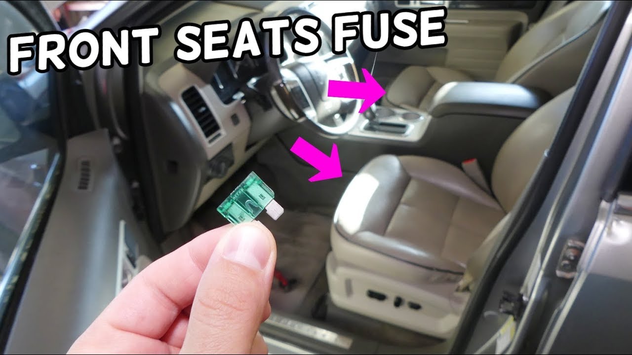 LINCOLN MKX POWER SEAT FUSE LOCATION REPLACEMENT. DRIVER SEAT PASSENGER SEAT NOT WORKING