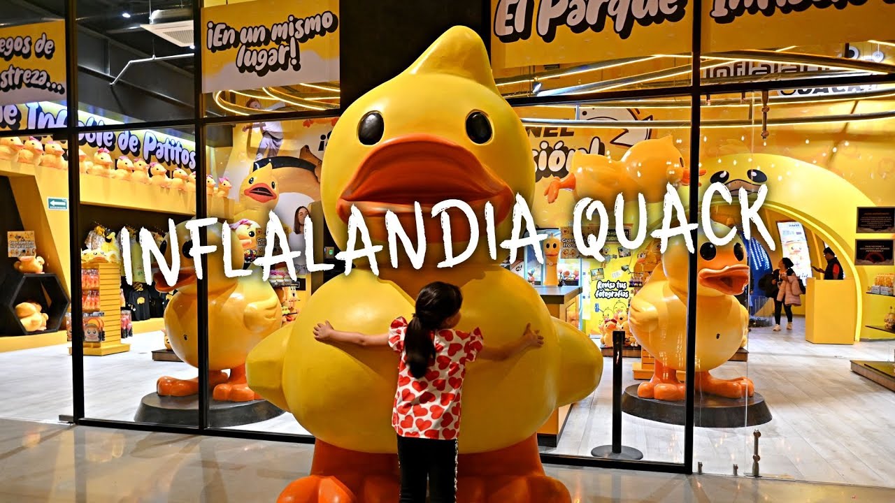Así es Inflalandia Quack Pachuca, el parque inflable de patitos 🐥 más grande del mundo