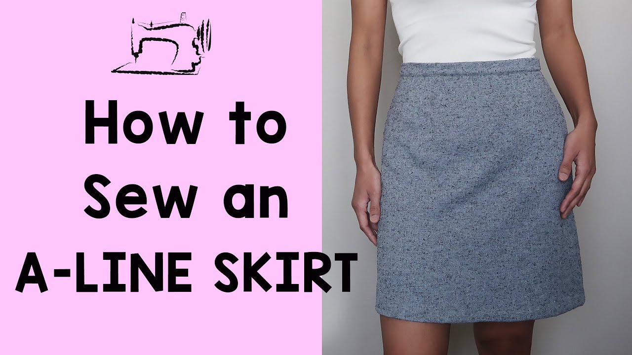 How to Sew an A-Line Skirt - Agnes A-Line Skirt Instruction