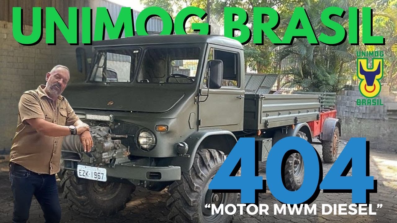 Ricardo Angolano, da Unimog Brasil, explica como é feita a adaptação do motor MWM no Unimog 404
