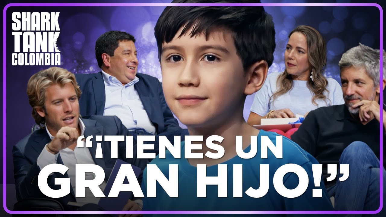 ¡Un emprendedor de 9 años ARRASA en el tanque! 🤯 | Shark Tank Colombia
