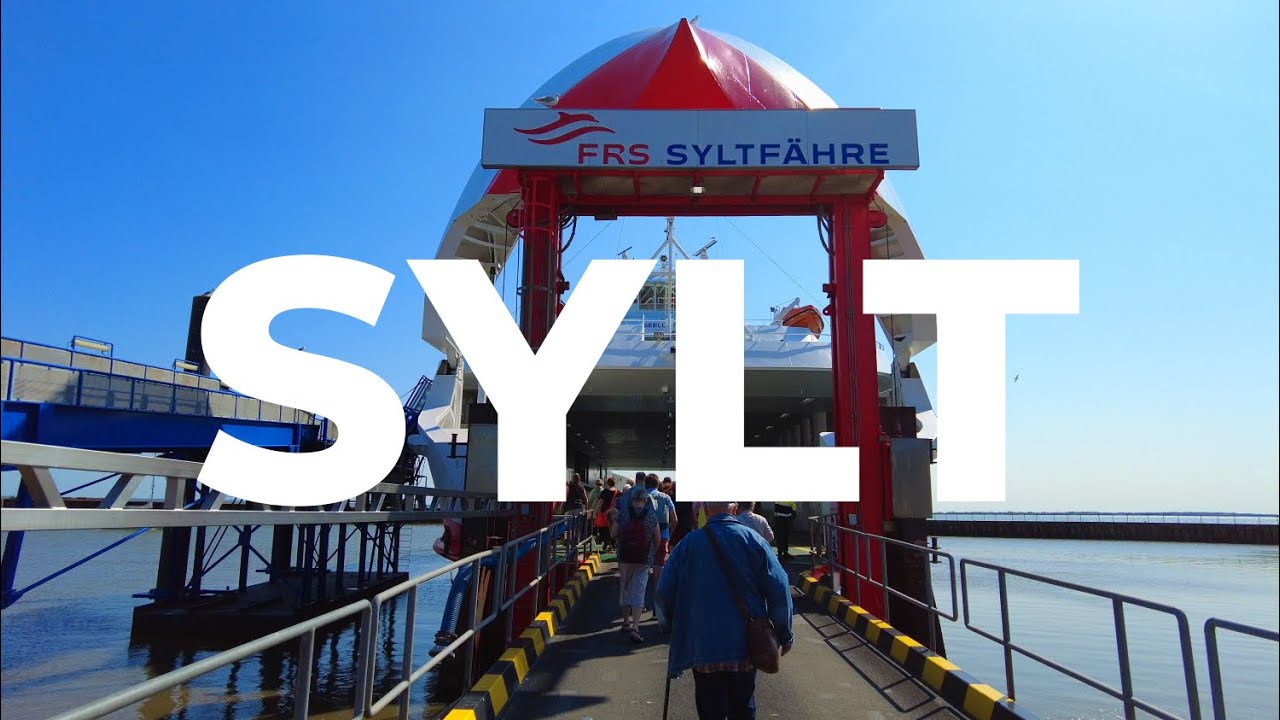 [4K] | From Denmark to Germany by Ferry – A Perfect Day Trip to Sylt ☀️🌊