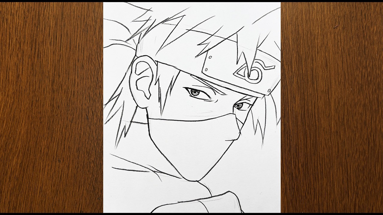How to Draw Kakashi Hatake | Naruto Shippuden | Step by Step Pencil Sketch