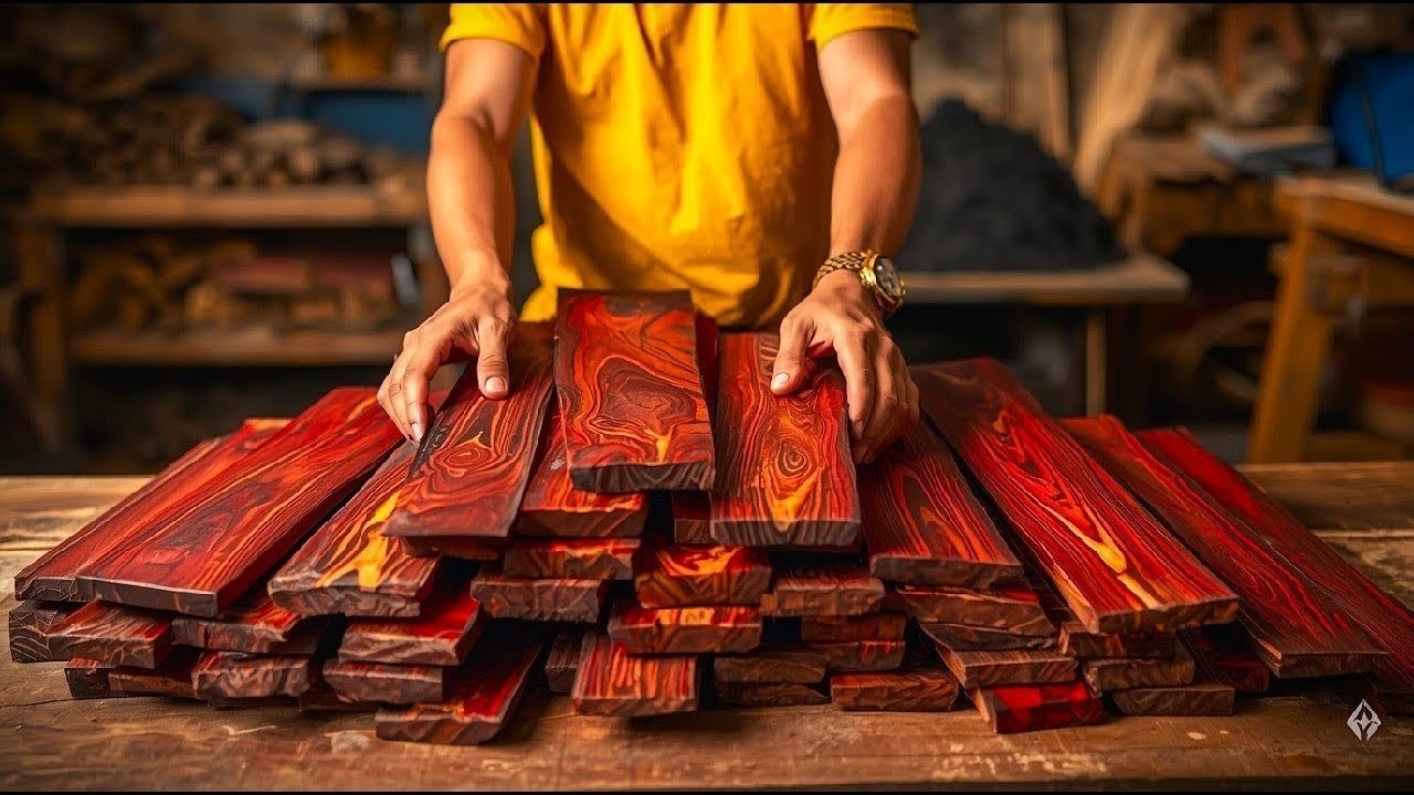 Don't Watch, You'll Be Mesmerized: This Carpenter Turns Scrap Wood Into Stunning Masterpiece!