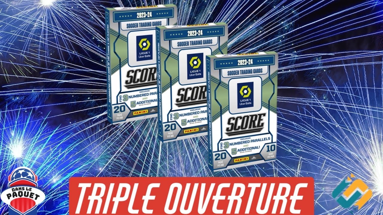 🎆 TRIPLE OUVERTURE PANINI SCORE L1 ⚽️ On drop tout: Auto ! Case Hit ! Gold /10 !