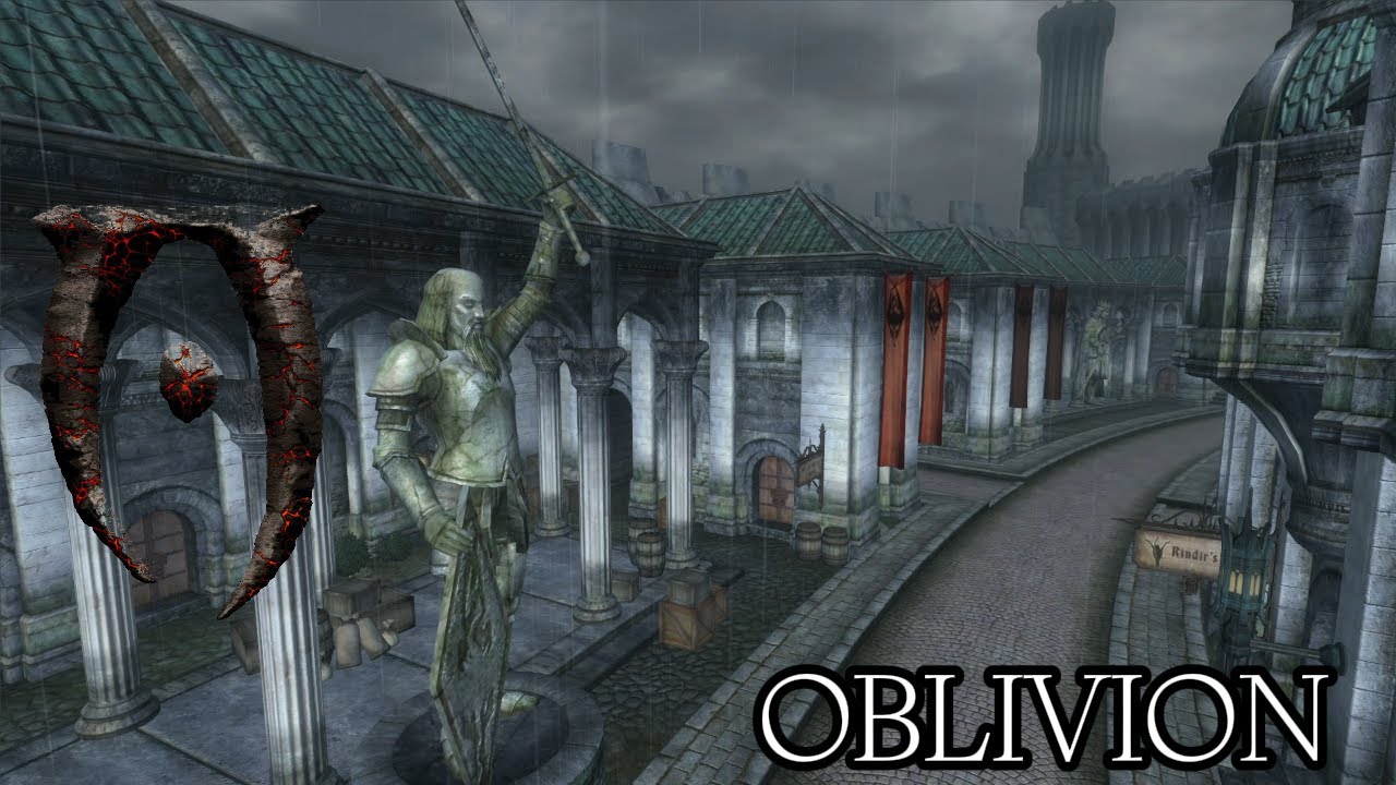 Oblivion - Music & Ambience -  Imperial City - rain  #rain  #relax