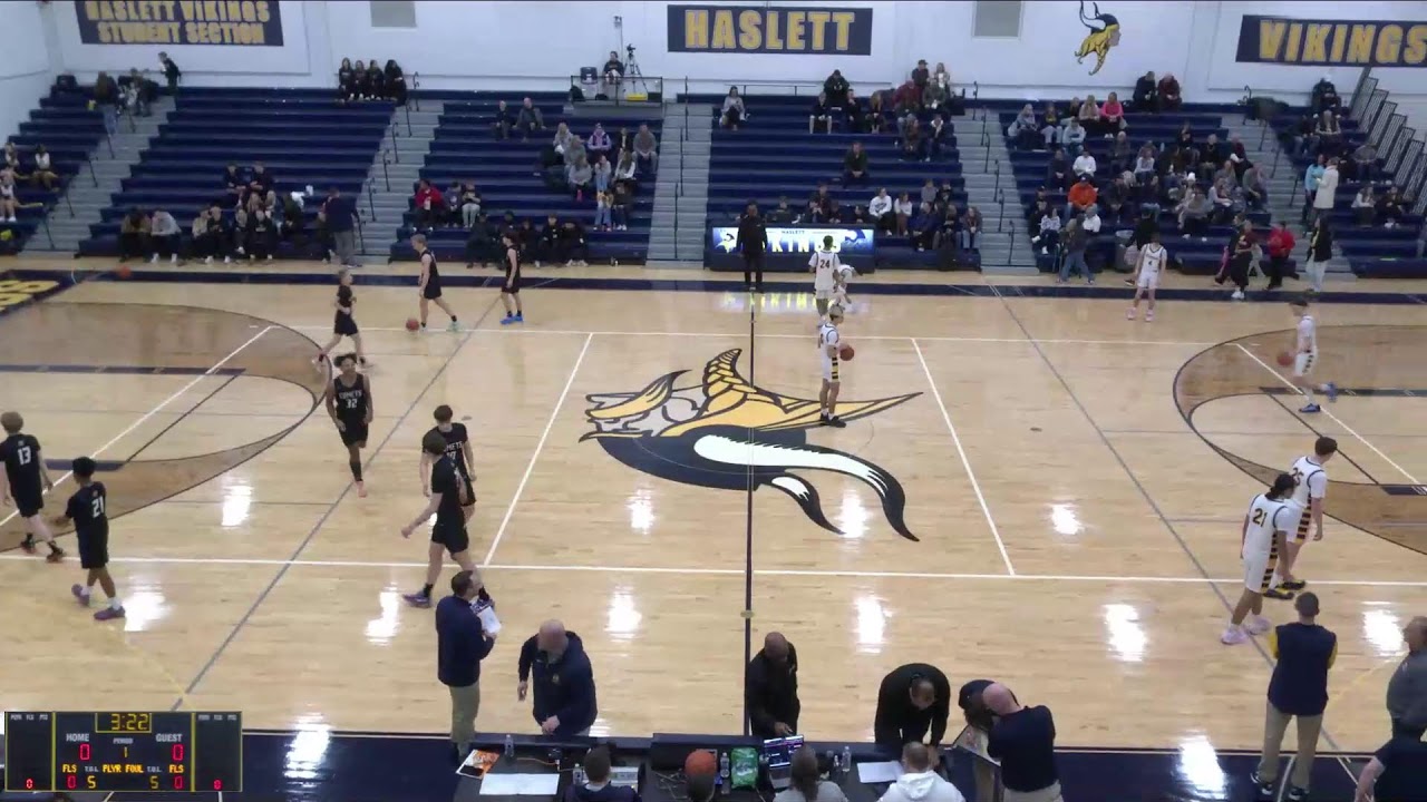 Haslett High School vs Grand Ledge High School Boys' JuniorVarsity Basketball