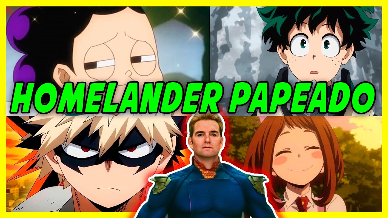 HOMELANDER se PAPEA a TODA la CLASE 1-A de Boku no Hero