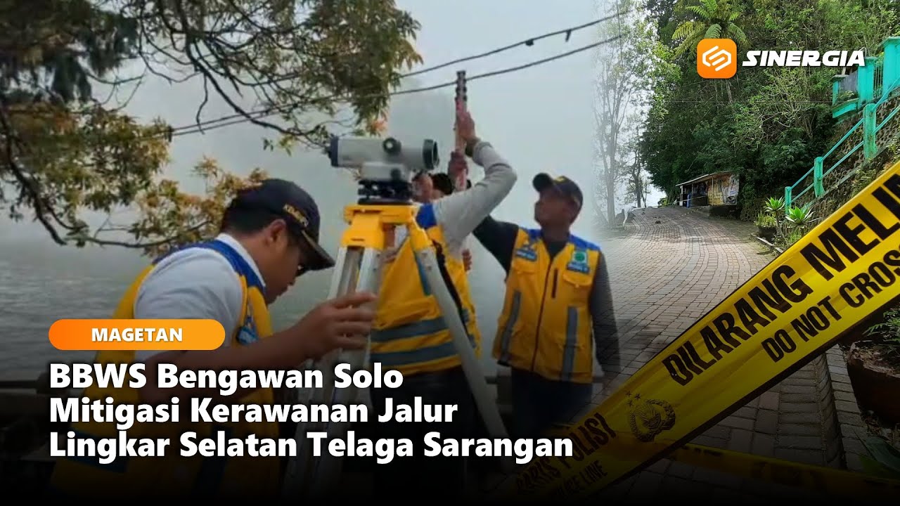 MAGETAN - BBWS Bengawan Solo Mitigasi Kerawanan Jalur Lingkar Selatan Telaga Sarangan
