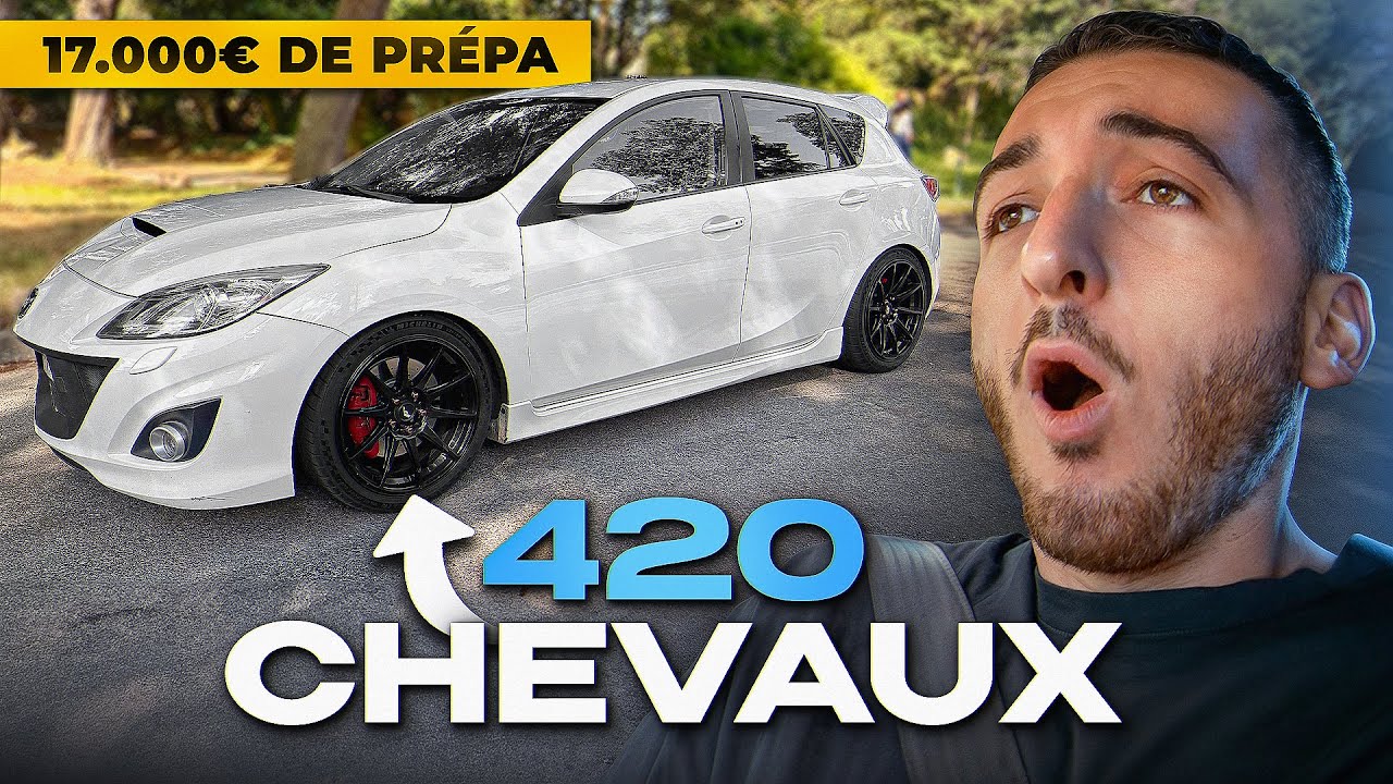MAZDA 3 MPS 420+ HP 😰 !! Elle détruit les RS3😱 (STAGE 3+)