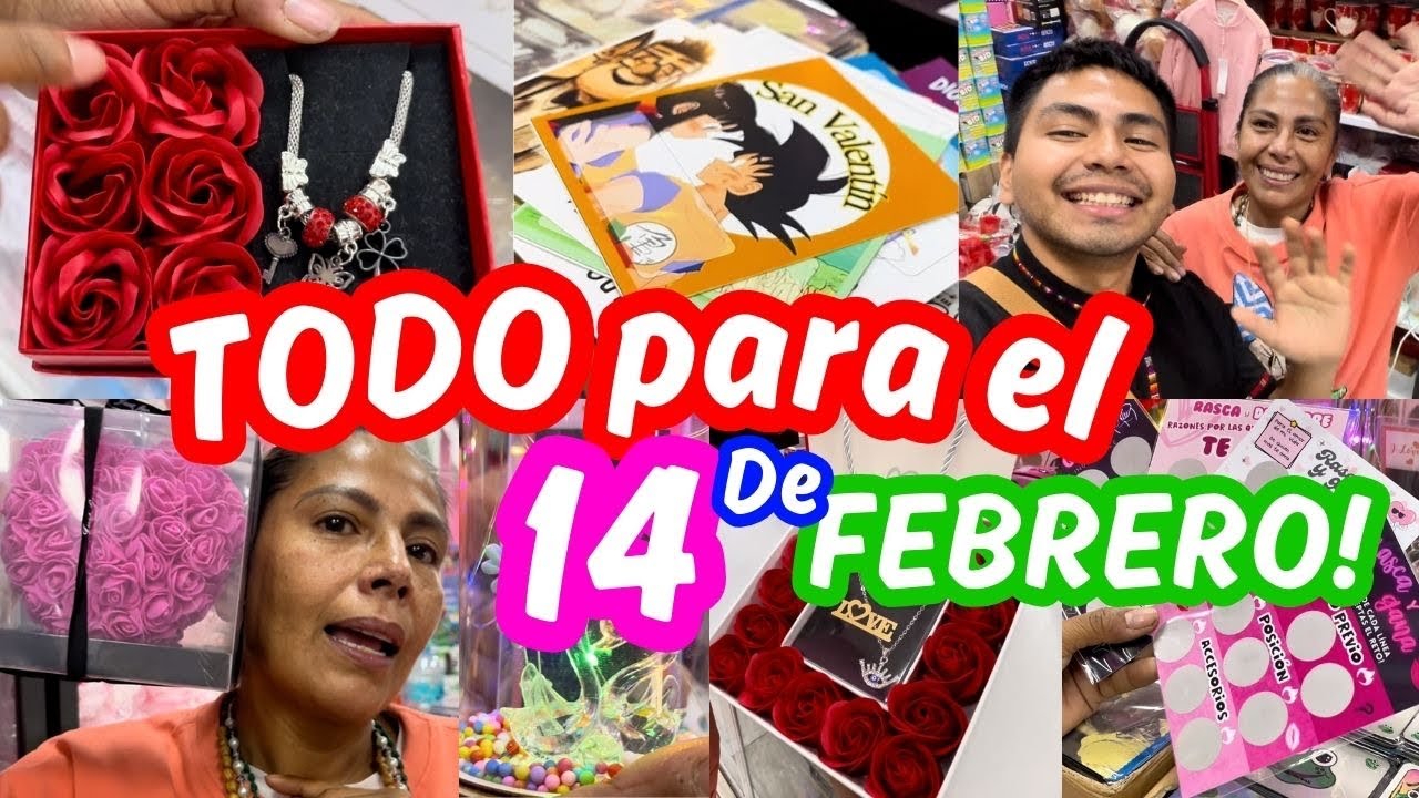 😍 SAN VALENTIN al MEJOR PRECIO 🏆 | Rosas, Detalles, Globos, Luces y más | Venta por PIEZA en la CDMX