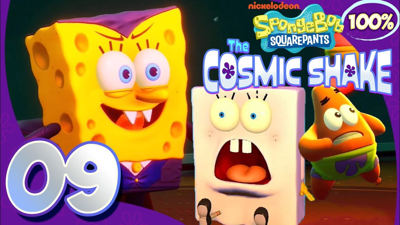 SpongeBob SquarePants: The Cosmic Shake 100% Walkthrough Part 9 (PS4)