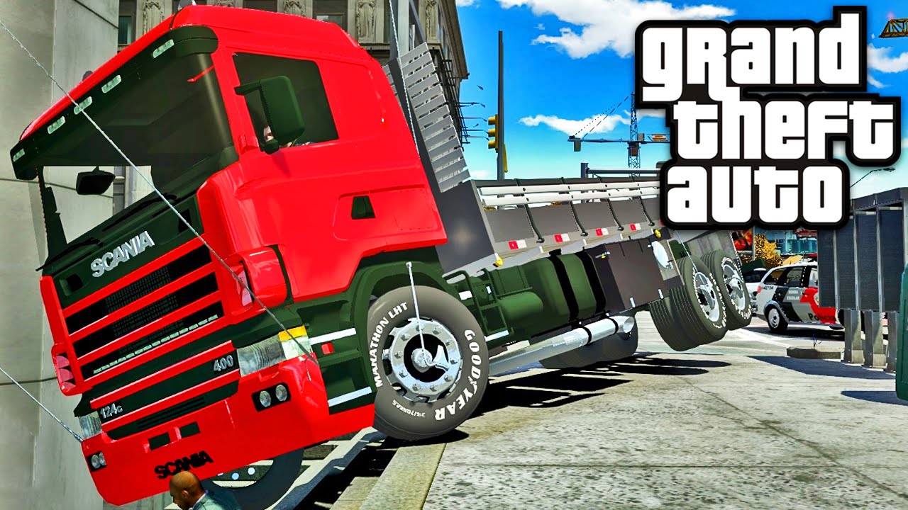 Carregando BMW na Scania - GTA IV