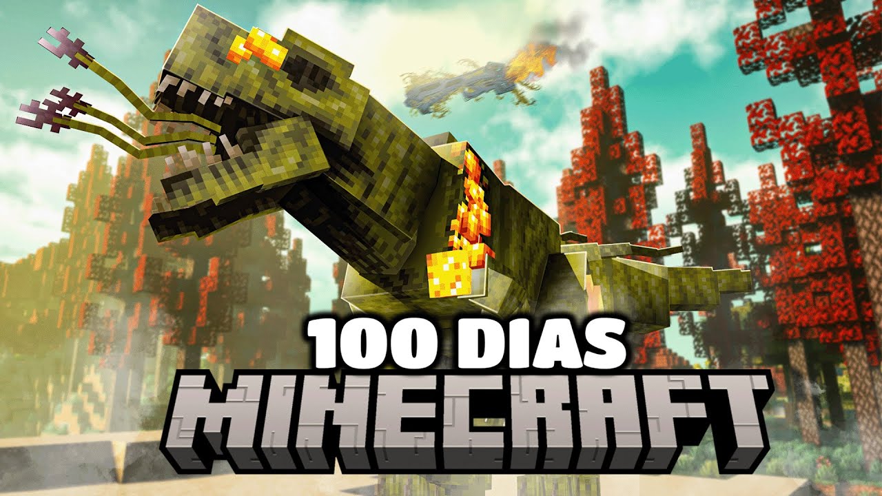Sobrevivi 100 Dias numa INFESTAÇÃO DE PARASITAS NO MINECRAFT! PT2