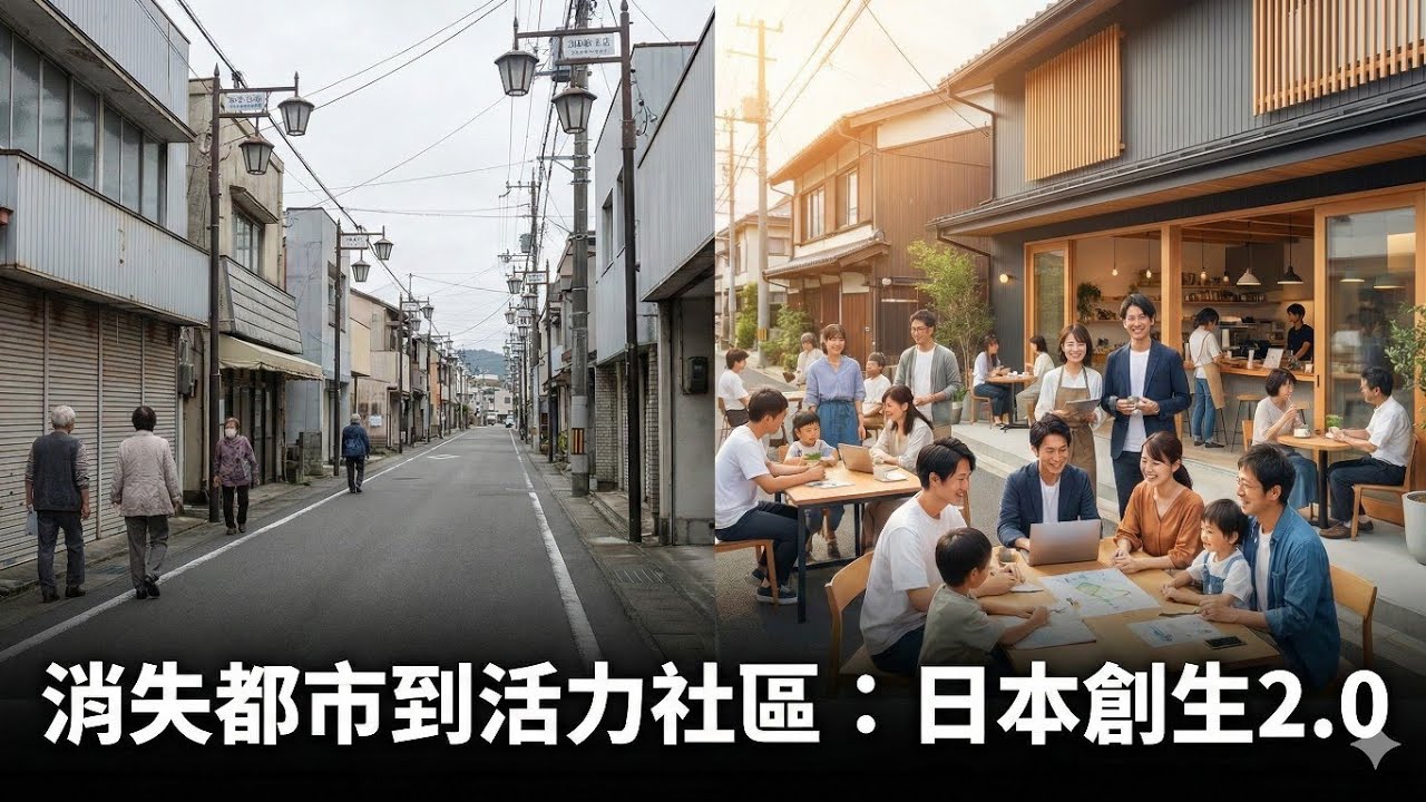 消失都市到活力社區：日本創生2.0 #地方創生 #關係人口