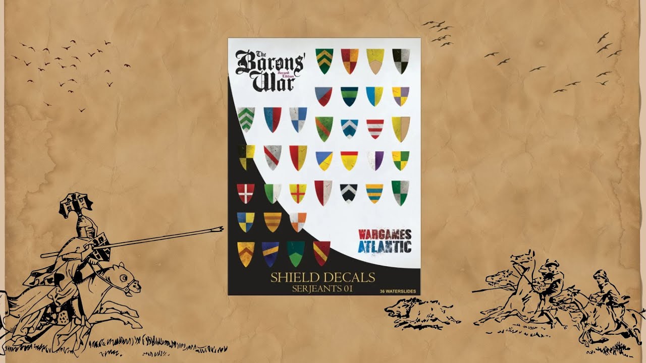 BARONS WAR: DECALS FOR MEDIEVAL MINIATURES