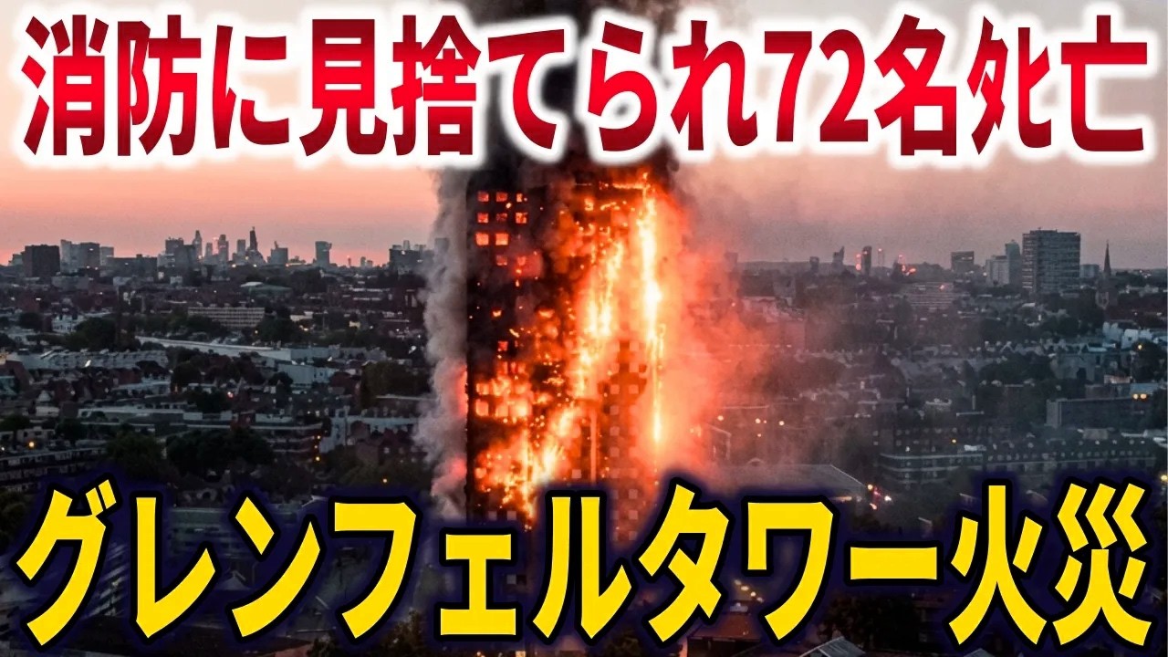 グレンフェルタワー火災の真相。72名の命を見捨てた消防の杜撰すぎる対応【ゆっくり解説】