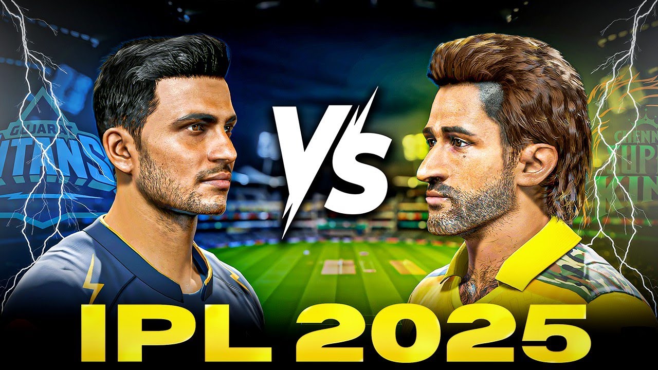 Gujarat Titans vs Chennai Super Kings IPL 2025 Match 🔥 | GT vs CSK | Cricket 24 Live | RtxVivek