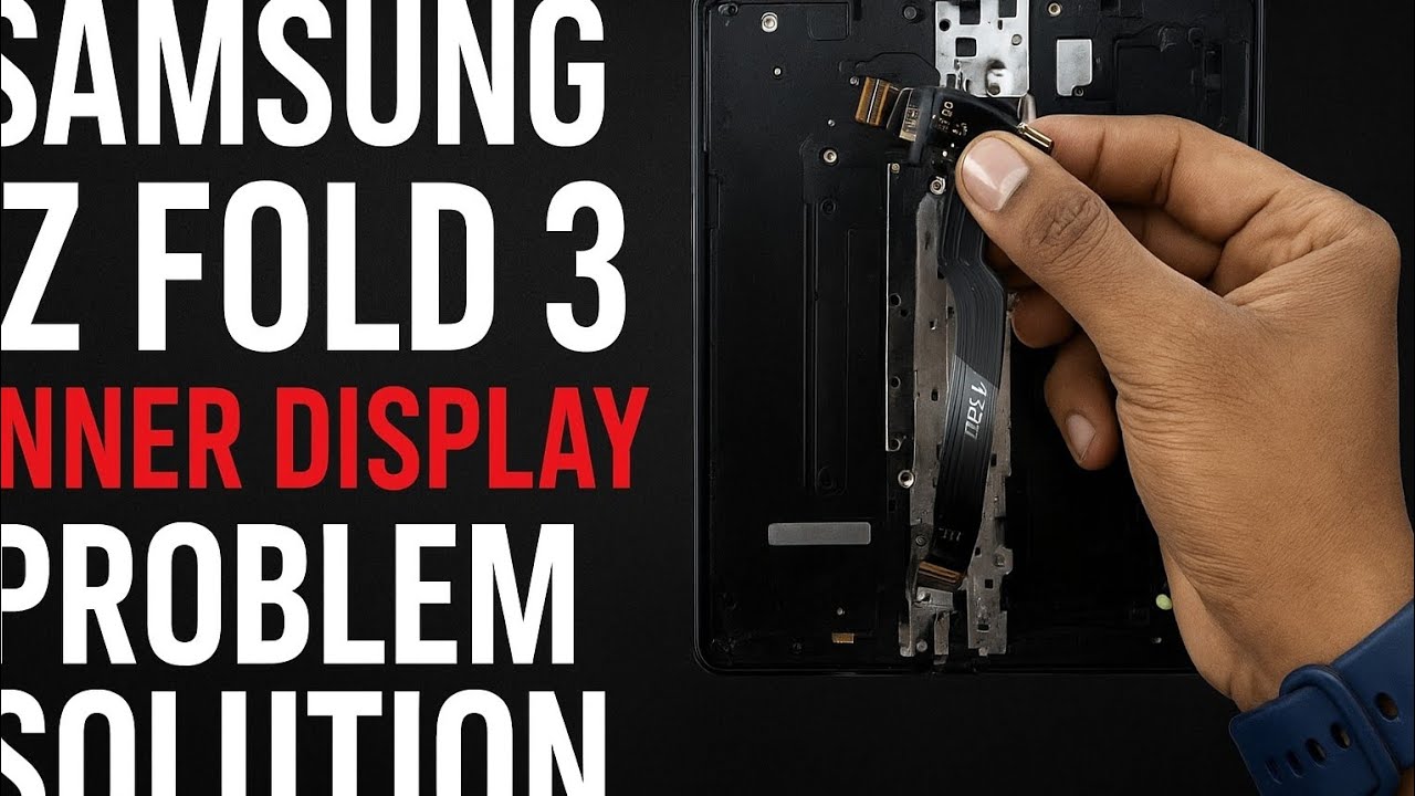 Samsung Z Fold 3 Inner Display Repair | Flex Cable Change 🔧📱