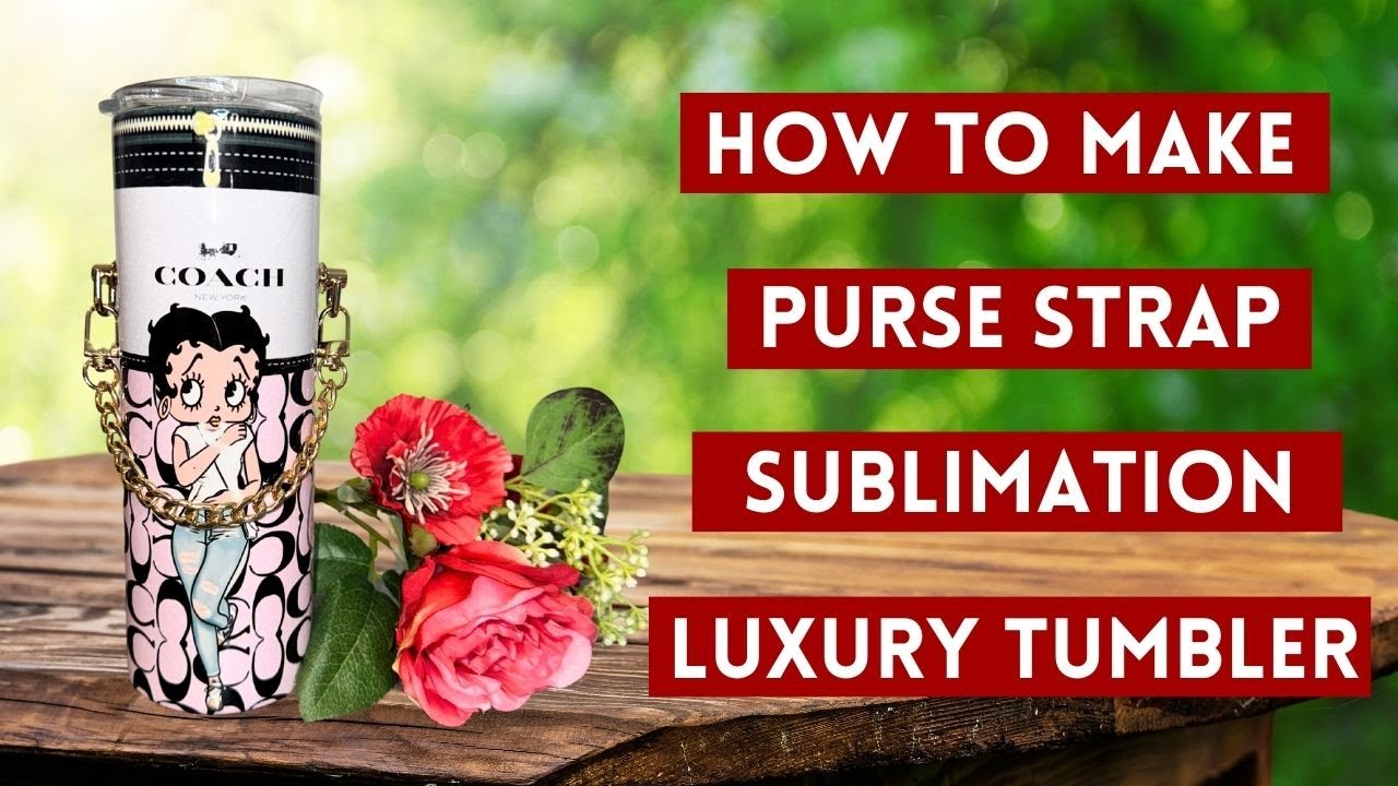 How to make Chain Strap Luxury Tumbler ? Make Money with this Sublimation Tumbler!