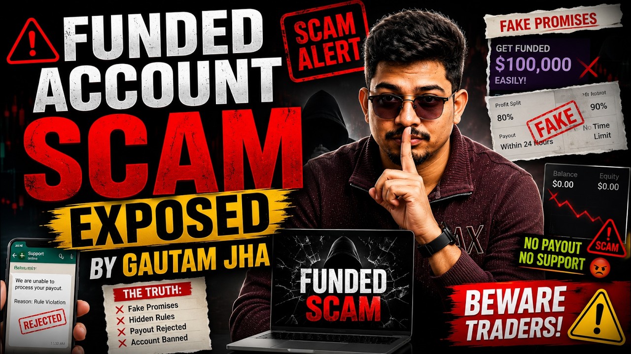 Funded Account SCAM Exposed 😱🔥 | The Dark Truth of Prop Firms | Gautam Jha