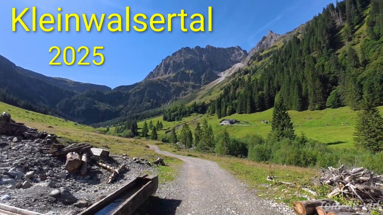 Wandern im Kleinwalsertal mit der Dji Action 5 pro und der Dji Mini 4k, Großbrand in Hirschegg