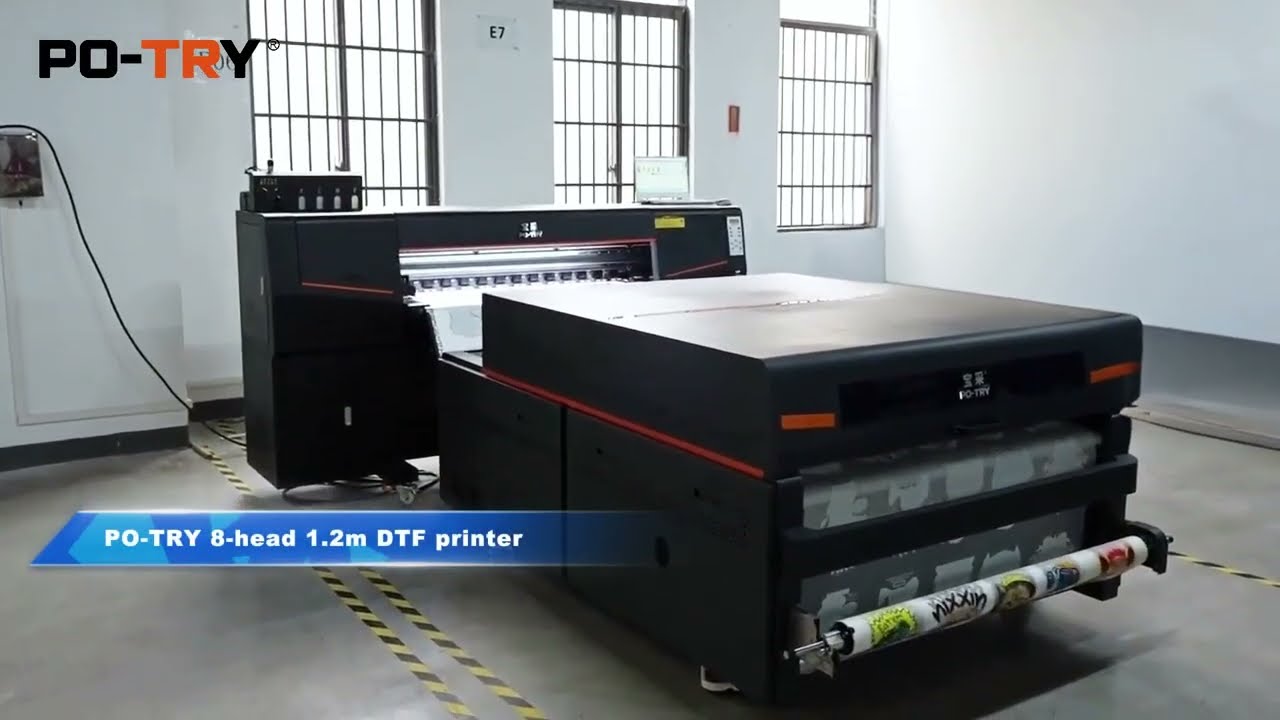 PO-TRY 8-Head 120cm DTF Printer