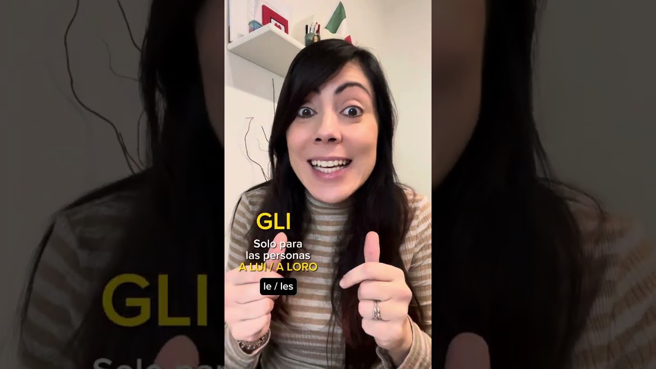 GLI o LI | Pronombres italianos