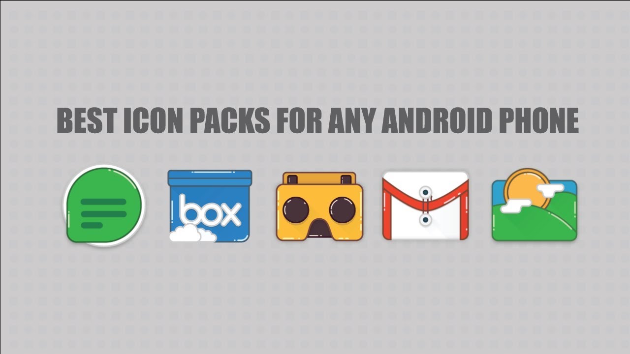 Top 5 Icon Packs for Any Android Mobile
