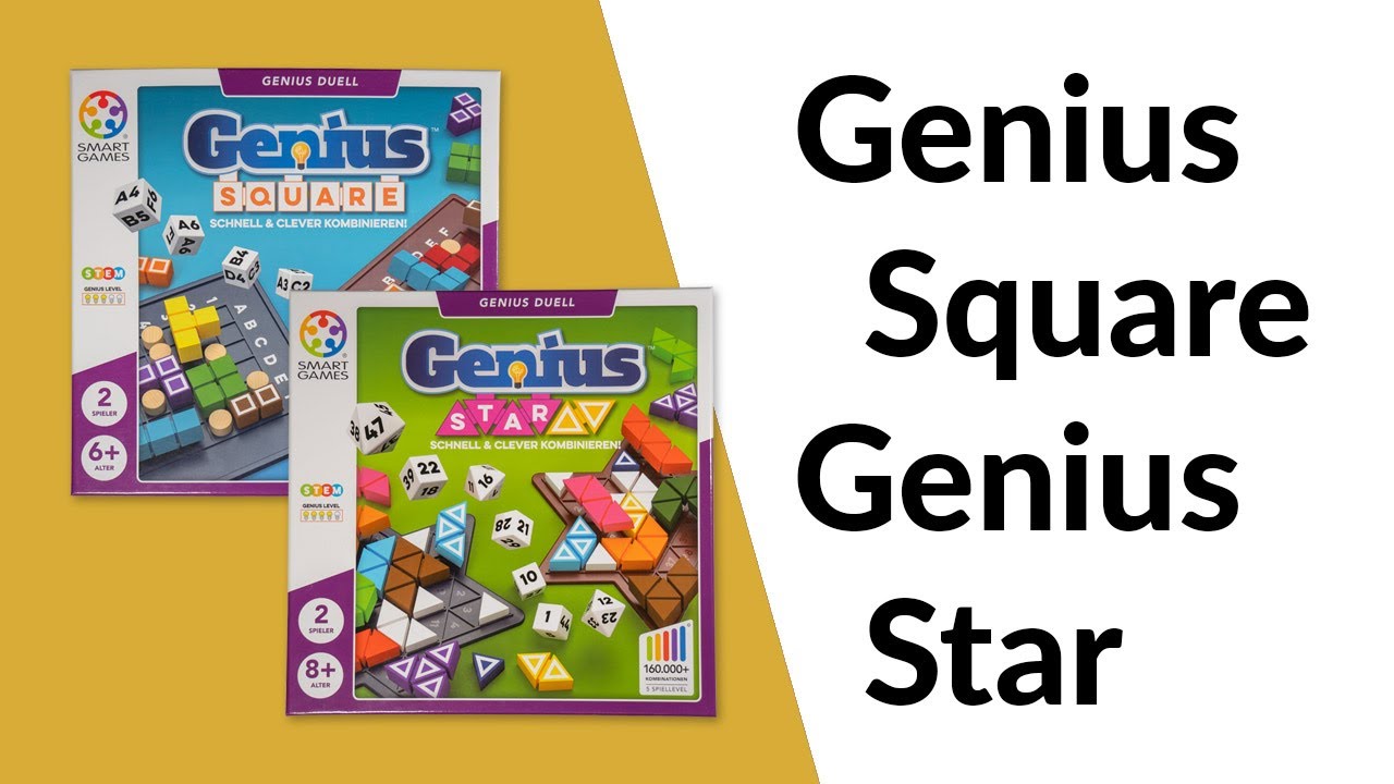 Genius Square und Genius Star von Smart Games
