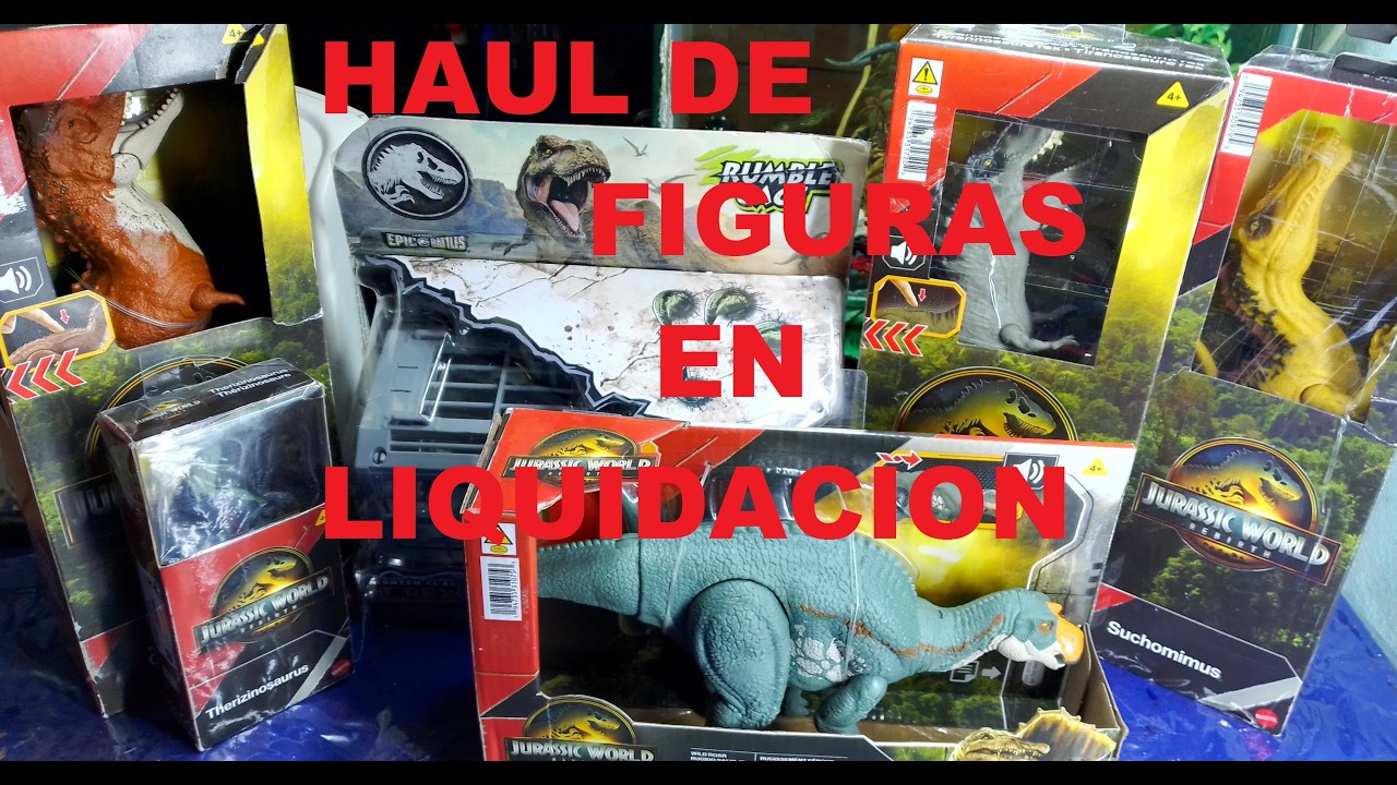 ¡Haul de Figuras Jurassic World Rebirth #Mattel y #Captivz! Aproveche los descuentos de las tiendas.