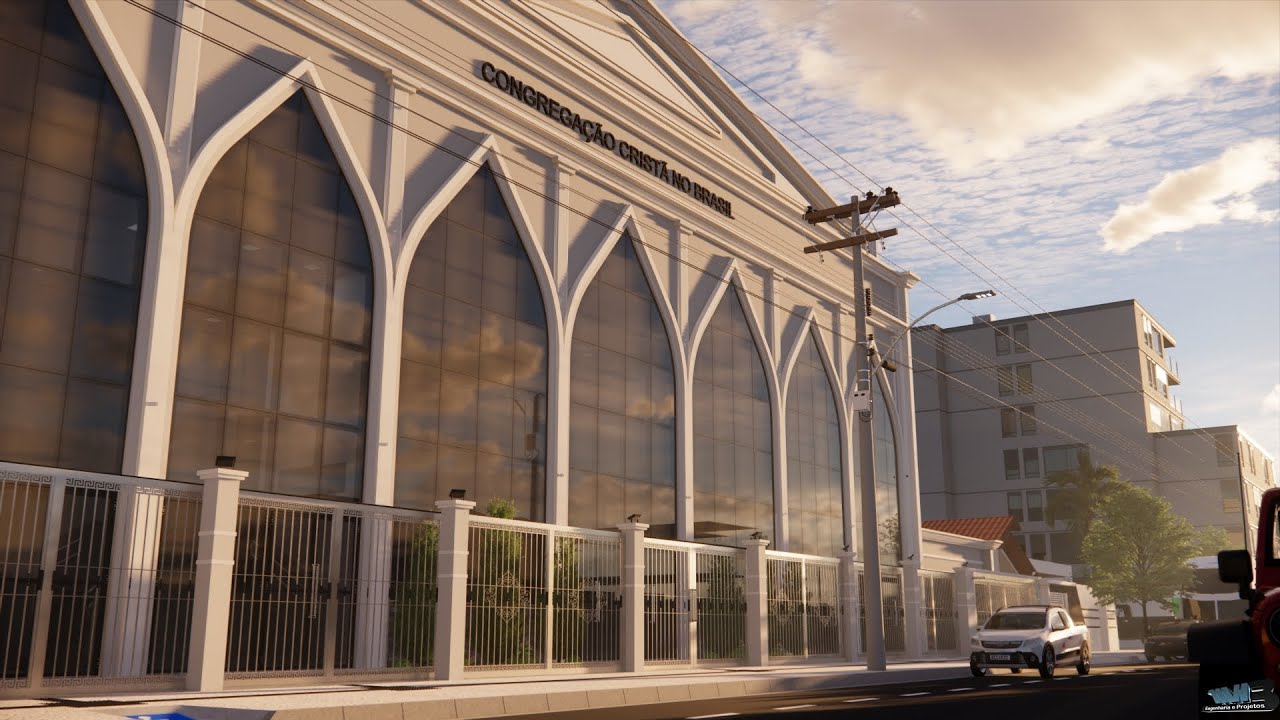 MODELAGEM DO PROJETO PARA CONSTRUÇÃO - NOVO TEMPLO CENTRAL C.C.B. FERNANDÓPOLIS / SP