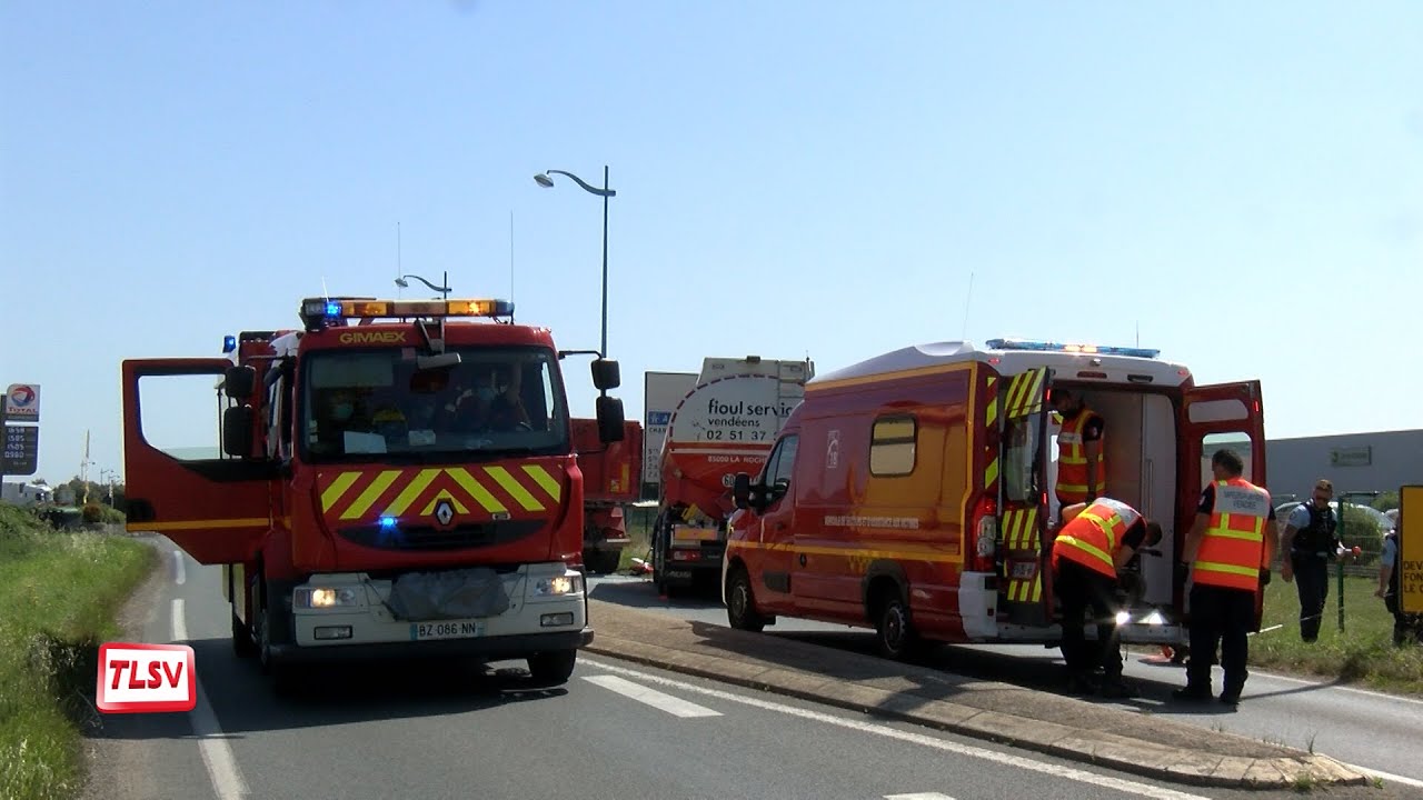 Sainte-Gemme-la-Plaine : un blessé héliporté après une collision