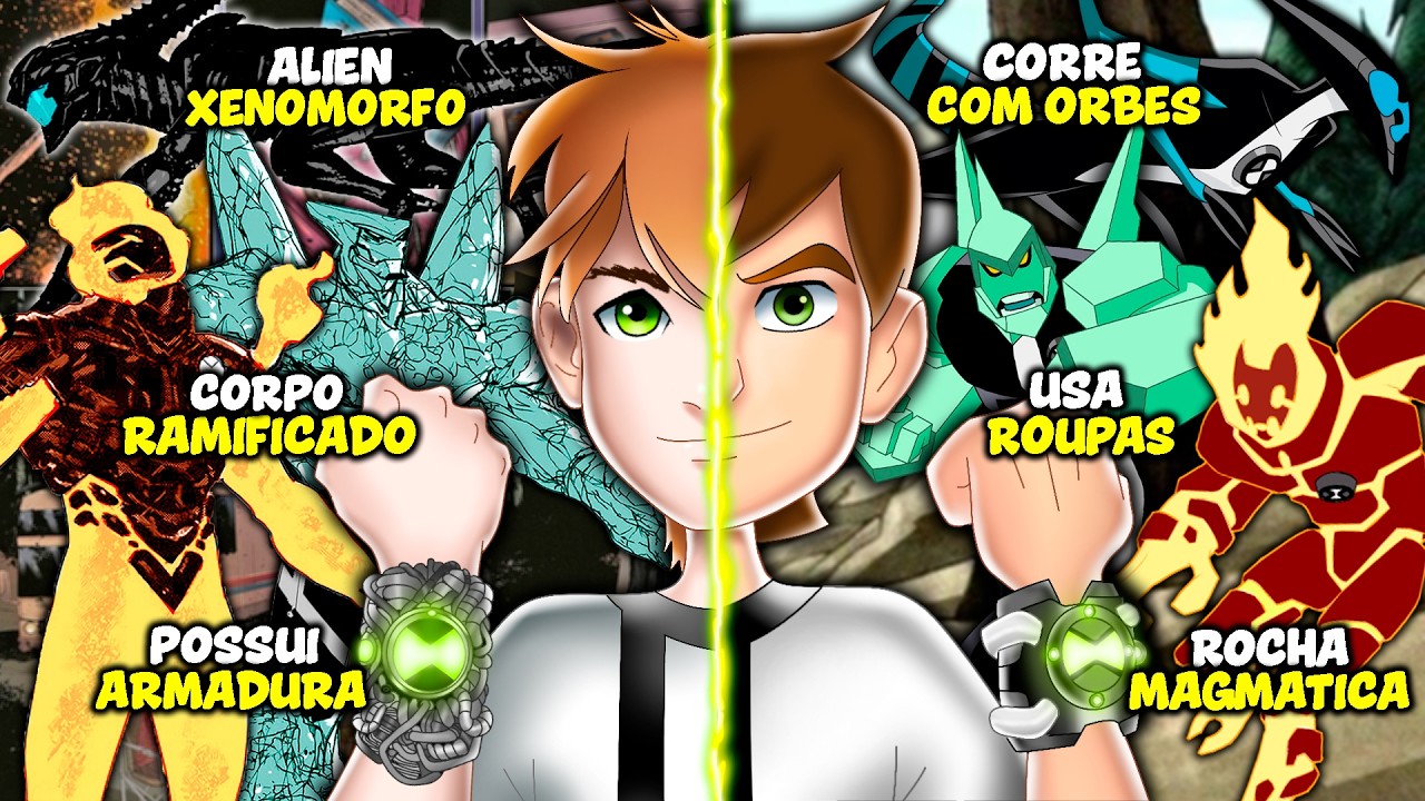 ABSOLUTE VS CLÁSSICO! Qual a DIFERENÇA dos Aliens em Ben 10?