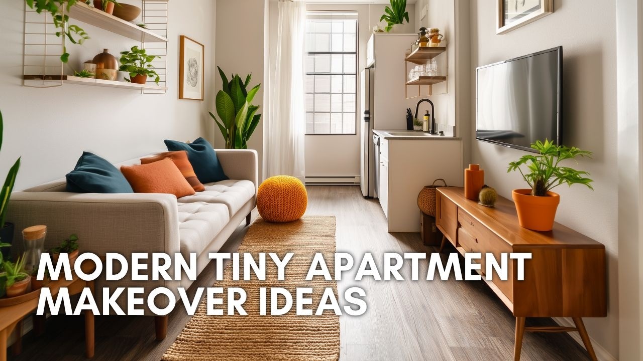 Modern Tiny Apartment Makeover: Minimalist & Functional Decor Ideas