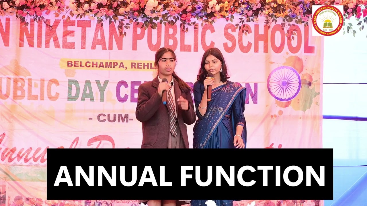 Song by Naziya & Group || Annual Function || Gyan Niketan Public School,Belchampa,Rehla