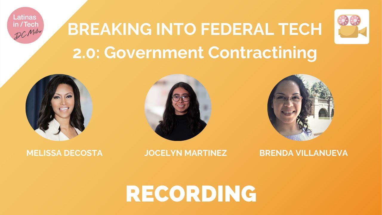 Breaking Into Federal Tech 2.0: Government Consulting