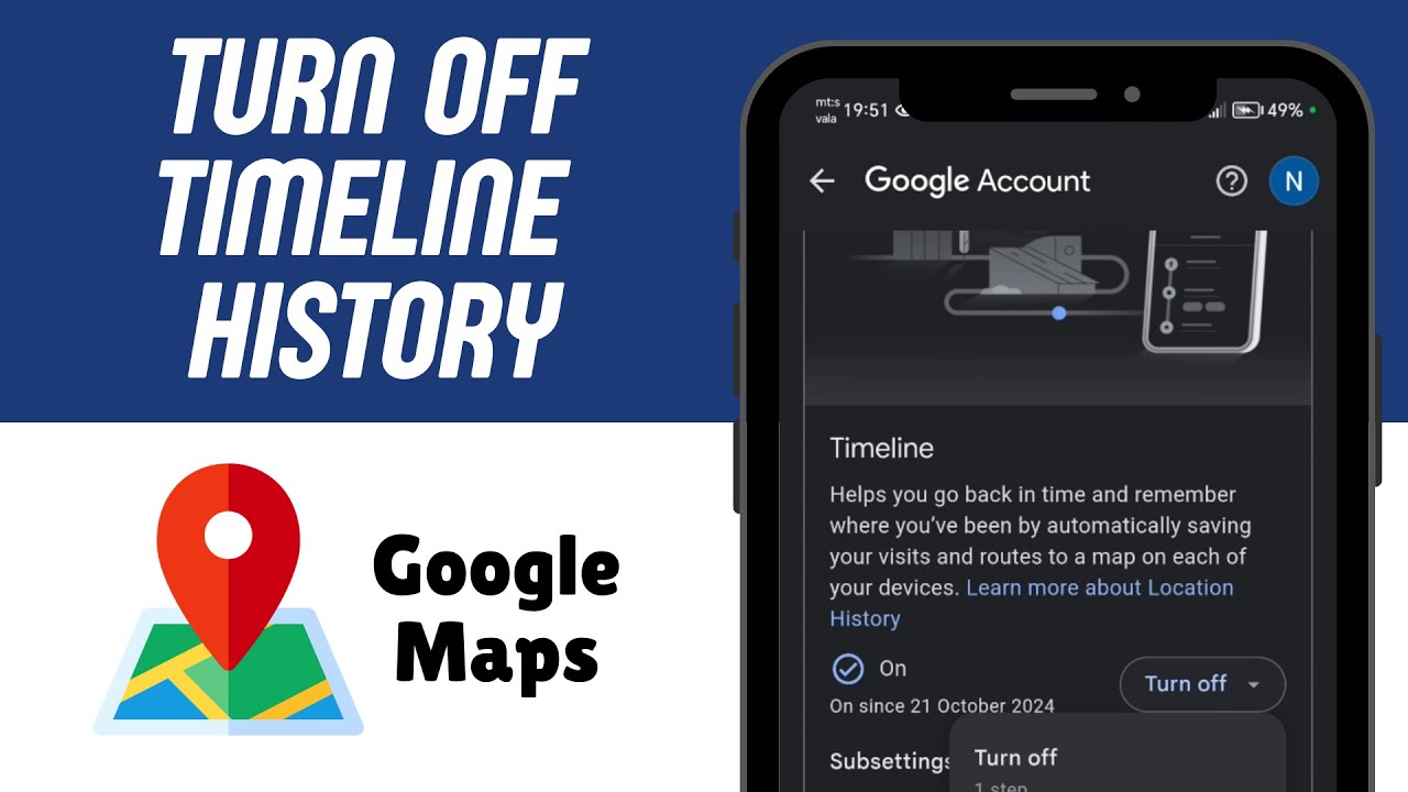 How to Turn Off Timeline on Google Maps | Disable Location History