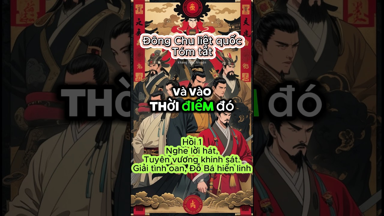T&oacute;m tắt Đ&ocirc;ng chu liệt quốc. Hồi 1 Nghe lời h&aacute;t, Tuy&ecirc;n vương khinh s&aacute;t. Giải t&igrave;nh oan Đỗ B&aacute; hiển linh