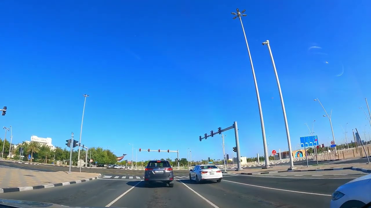 Amazing View in Doha City, Qatar 4K